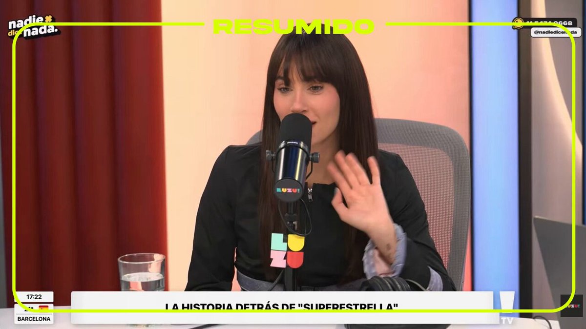 "Estoy muy enamorada"  

Aitana habló de Plex en Nadie Dice Nada y dijo que no es celosa porque él le da mucha seguridad. También opinó que las relaciones abiertas no funcionan y contó que una vez le 