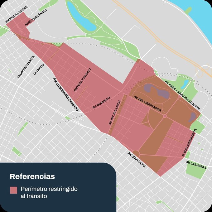 🚧 ATENCIÓN: HABRÁ CORTES EN AVENIDA DEL LIBERTADOR POR LA VISITA DEL PAPA

Este sábado 24 de octubre comenzarán las restricciones de tránsito en Palermo. Primero habrá un cierre total entre Colombia y