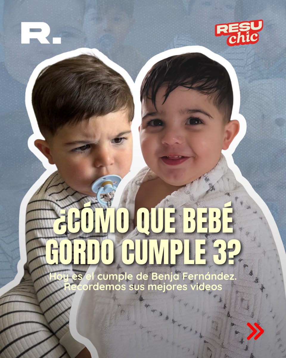 Por si estás teniendo un mal día: abro hilo de los mejores momentos de Benja Fernández para festejar su cumpleaños 🧵👇