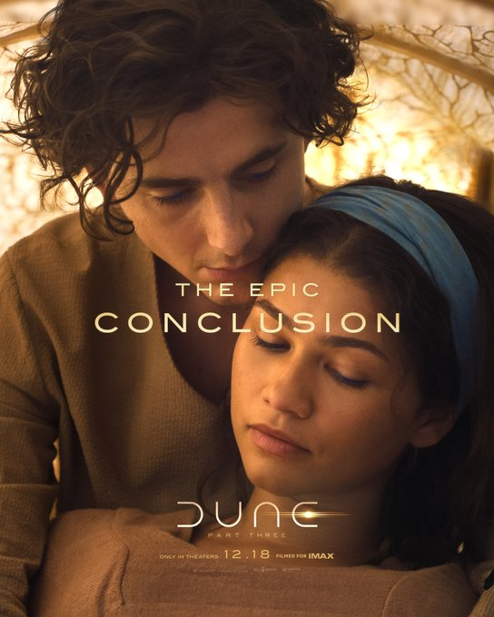 Se revelaron nuevos pósters de "Dune: Parte 3"
La tercera entrega de la saga llegará a los cines el próximo 18 de diciembre