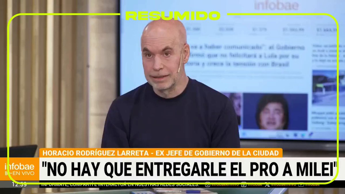 Horacio Rodríguez Larreta confirmó que será candidato a jefe de Gobierno porteño en 2027
