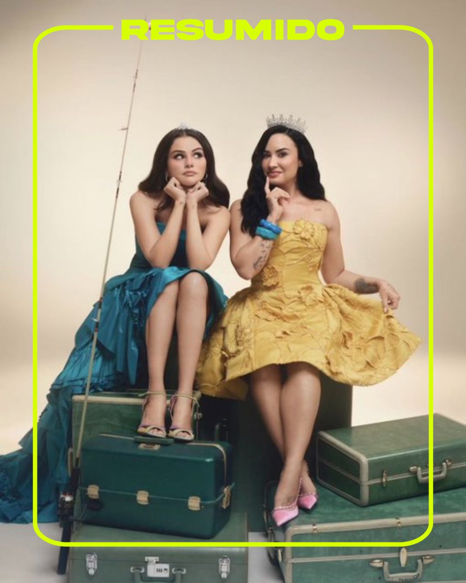 Selena Gomez y Demi Lovato recrearon el icónico póster de "Programa de protección para princesas"