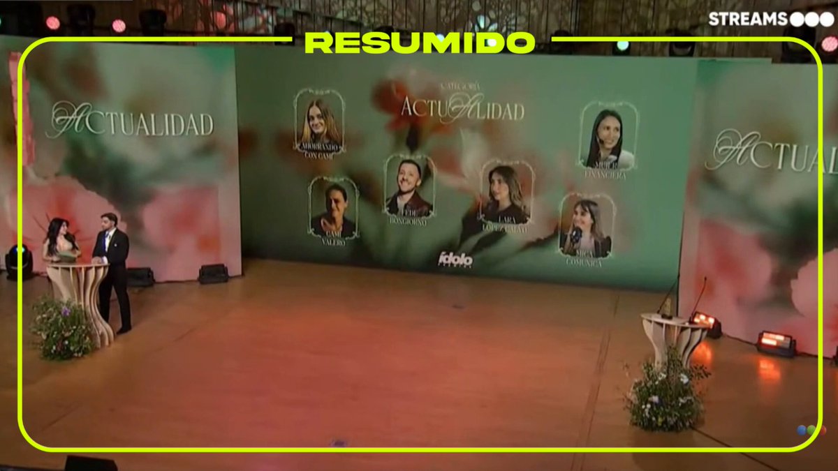 El premio Ídolo a Actualidad es para Lara López Calvo