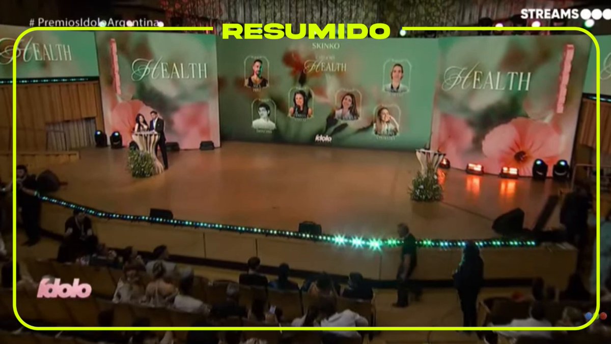 El premio a Ídolo Health es para Fiorella Vitelli