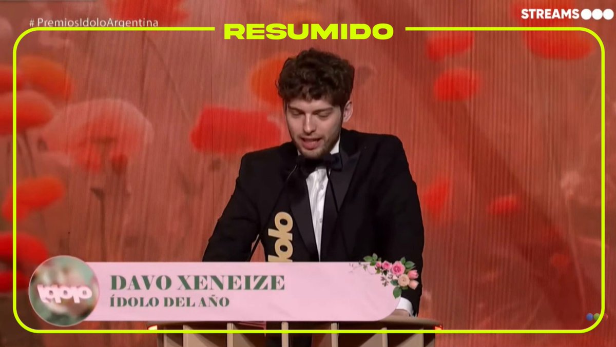 "Para mí, mi vieja es lo más grande que hay. Cada vez que gane algo, se lo voy a dedicar a ella porque hizo muchas cosas para que yo tuviera una infancia feliz. Y la tuve"

Davo Xeneize ganó el premio