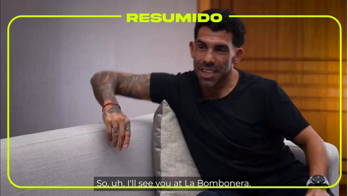 "El 20 de diciembre celebro mi último partido en La Bombonera"

Carlos Tévez habló con Rio Ferdinand sobre su partido despedida y confirmó que Messi y Riquelme van a estar en su despedida en La Bombon