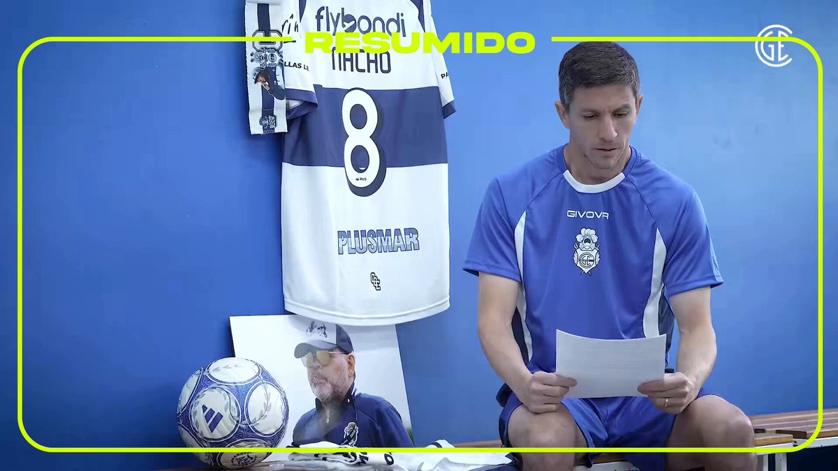 La carta de los jugadores de Gimnasia a Diego Armando Maradona por su cumpleaños