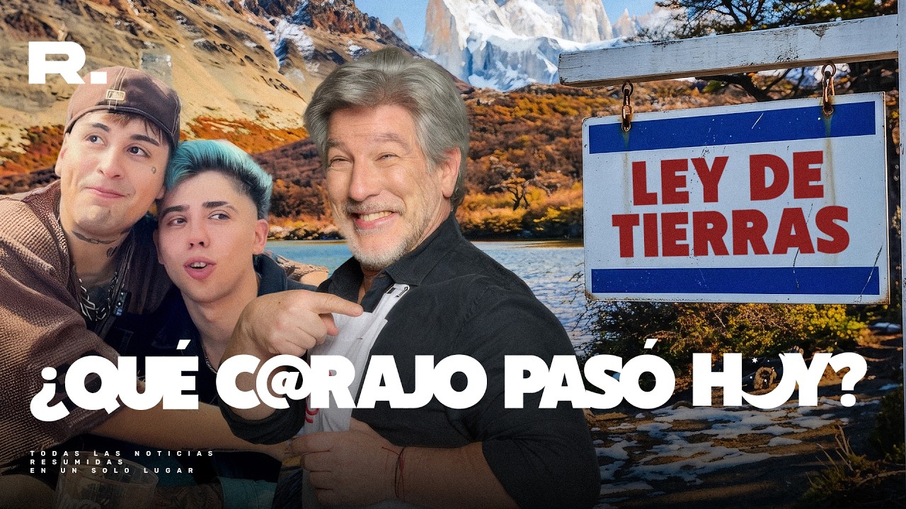 TIAGO Y LA JOAQUI EN PAREJA, TERROR EN AVIÓN CON UN PILOTO APUÑALADO Y SE DEROGÓ LA LEY DE TIERRAS