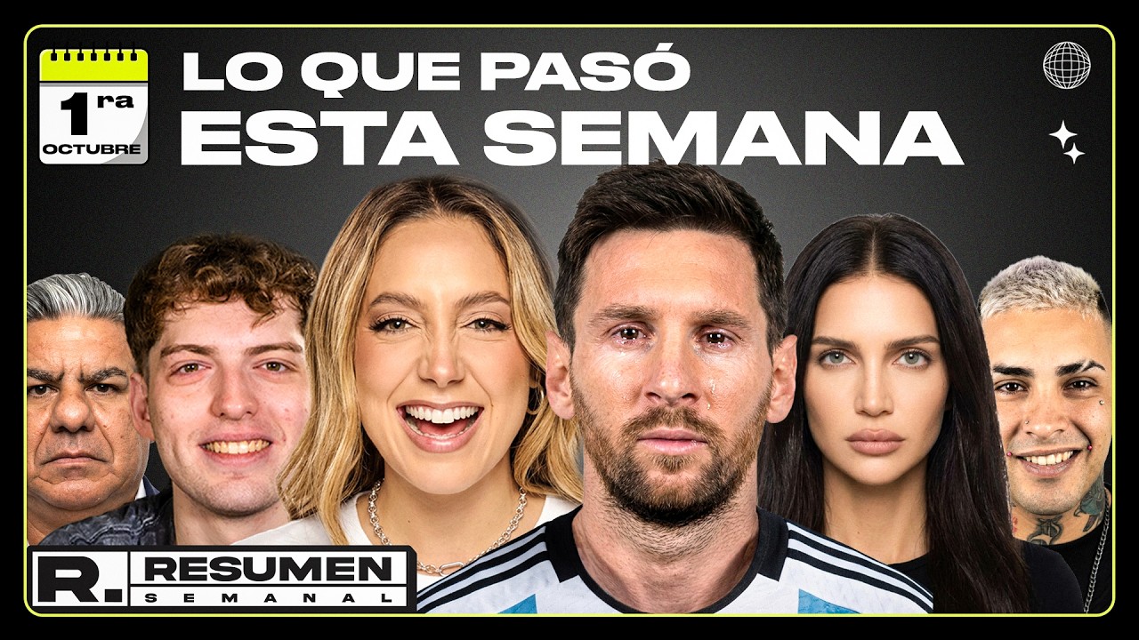 RESUMEN SEMANAL: Mancharon la despedida de Messi (drones, memes, reventa) y Wanda e Icardi divorcio