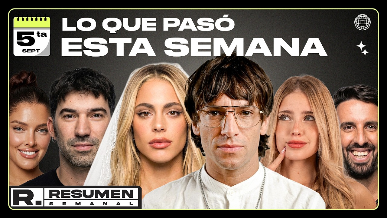 RESUMEN SEMANAL: LA JOAQUI Y TIAGO DE NOVIOS, PILOTO APUÑALADO EN UN AVIÓN Y TINI CON LALI EN RIVER