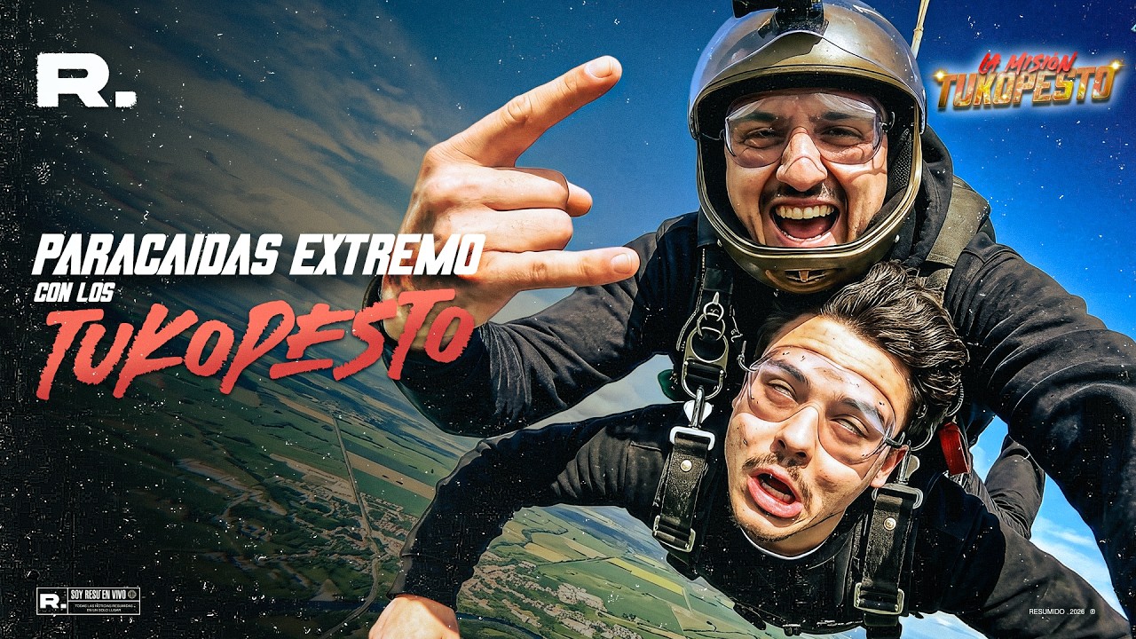 SALTAMOS EN PARACAIDAS y CASI NO LA CONTAMOS